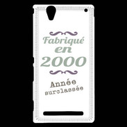 Coque Sony Xperia T2 Ultra Fabriqué en 2000 ZG