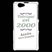 Coque Sony Xperia Z1 Compact Fabriqué en 2000 ZG