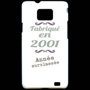Coque Samsung Galaxy S2 Fabriqué en 2001 ZG