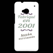 Coque HTC One Fabriqué en 2001 ZG
