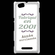 Coque Sony Xperia M Fabriqué en 2001 ZG