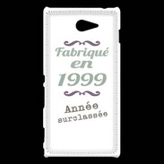Coque Sony Xperia M2 Fabriqué en 1999 ZG