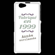 Coque Sony Xperia Z1 Compact Fabriqué en 1999 ZG