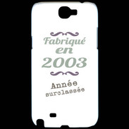 Coque Samsung Galaxy Note 2 Fabriqué en 2003 ZG