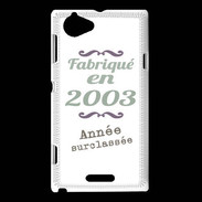 Coque Sony Xperia L Fabriqué en 2003 ZG
