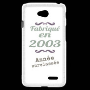 Coque LG L70 Fabriqué en 2003 ZG