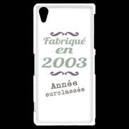 Coque Sony Xperia Z2 Fabriqué en 2003 ZG