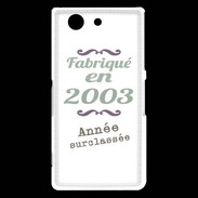 Coque Sony Xperia Z3 Compact Fabriqué en 2003 ZG