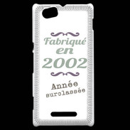 Coque Sony Xperia M Fabriqué en 2002 ZG