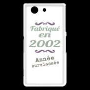 Coque Sony Xperia Z3 Compact Fabriqué en 2002 ZG