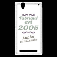 Coque Sony Xperia T2 Ultra Fabriqué en 2005 ZG