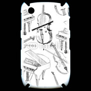 Coque Blackberry 8520 Instruments de musique en dessin 90