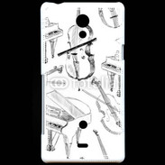 Coque Sony Xperia T Instruments de musique en dessin 90