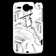 Coque HTC Wildfire G8 Instruments de musique en dessin 90