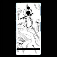 Coque Sony Xperia P Instruments de musique en dessin 90