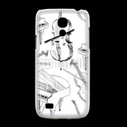 Coque Samsung Galaxy S4mini Instruments de musique en dessin 90