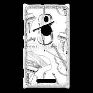 Coque Nokia Lumia 925 Instruments de musique en dessin 90