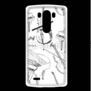 Coque LG G3 Instruments de musique en dessin 90