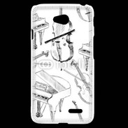 Coque LG L70 Instruments de musique en dessin 90