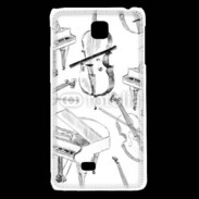 Coque LG F5 Instruments de musique en dessin 90