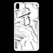 Coque HTC Desire 816 Instruments de musique en dessin 90