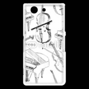Coque Sony Xperia Z3 Compact Instruments de musique en dessin 90