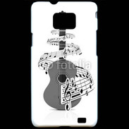 Coque Samsung Galaxy S2 Guitare en dessin 90