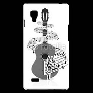 Coque LG Optimus L9 Guitare en dessin 90