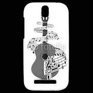 Coque HTC One SV Guitare en dessin 90