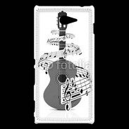 Coque Sony Xperia M2 Guitare en dessin 90