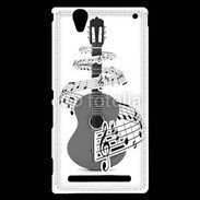 Coque Sony Xperia T2 Ultra Guitare en dessin 90
