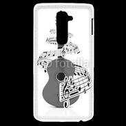 Coque LG G2 Guitare en dessin 90