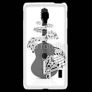 Coque LG F6 Guitare en dessin 90