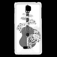 Coque LG F5 Guitare en dessin 90
