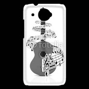 Coque HTC Desire 601 Guitare en dessin 90