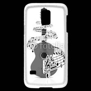 Coque Samsung Galaxy S5 Mini Guitare en dessin 90