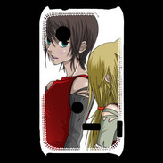 Coque Sony Xperia Typo Cute Boy and Girl