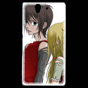 Coque Sony Xperia Z Cute Boy and Girl