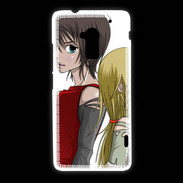Coque HTC One Max Cute Boy and Girl