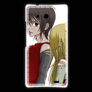 Coque Huawei Ascend Mate Cute Boy and Girl