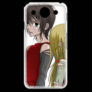 Coque LG G Pro Cute Boy and Girl