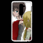 Coque LG G2 Cute Boy and Girl