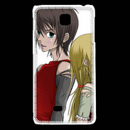 Coque LG F5 Cute Boy and Girl