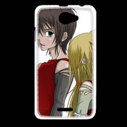 Coque HTC Desire 516 Cute Boy and Girl