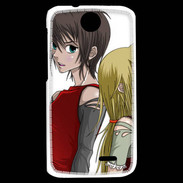 Coque HTC Desire 310 Cute Boy and Girl