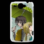 Coque HTC Wildfire G8 Cute boy and girl 25