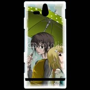 Coque Sony Xperia U Cute boy and girl 25