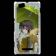 Coque Sony Xperia M Cute boy and girl 25