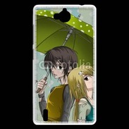 Coque Huawei Ascend G740 Cute boy and girl 25