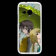 Coque HTC One Mini 2 Cute boy and girl 25